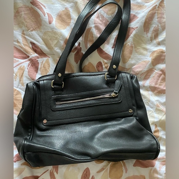 EUC Tan Jay black  purse - Picture 1 of 3